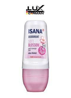 isana ISANA Deodorant Roll-On Soft Blossom 50 ml  - Image 1