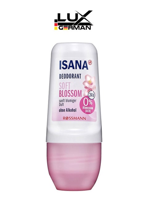 ISANA Deodorant Roll-On Soft Blossom 50 ml