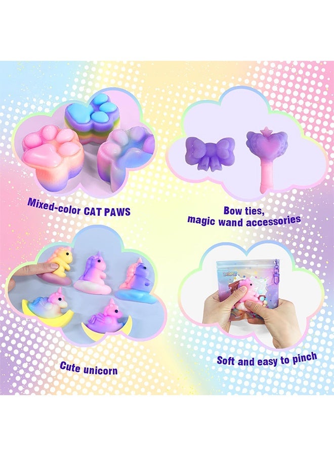 UNICORN Squishy Maker Kit, Make Your Own Squishies Unicorn Paw with Silicone and Molds, DIY Stres Squeeze Toys for Kids Party Birthday Gifts - Image 4