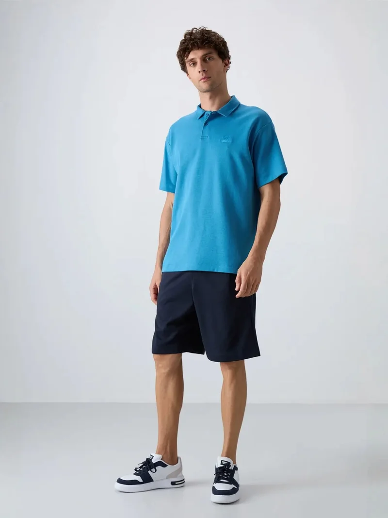 TOMMYLIFE TOMMY Men's Oversized Polo T-Shirt