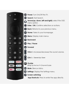 UBay Universal Remote For All Toshiba Smart Tvs And Insignia Fire Smart Tvs With 6 Shortcut Buttons No Setup Needed  - Image 4