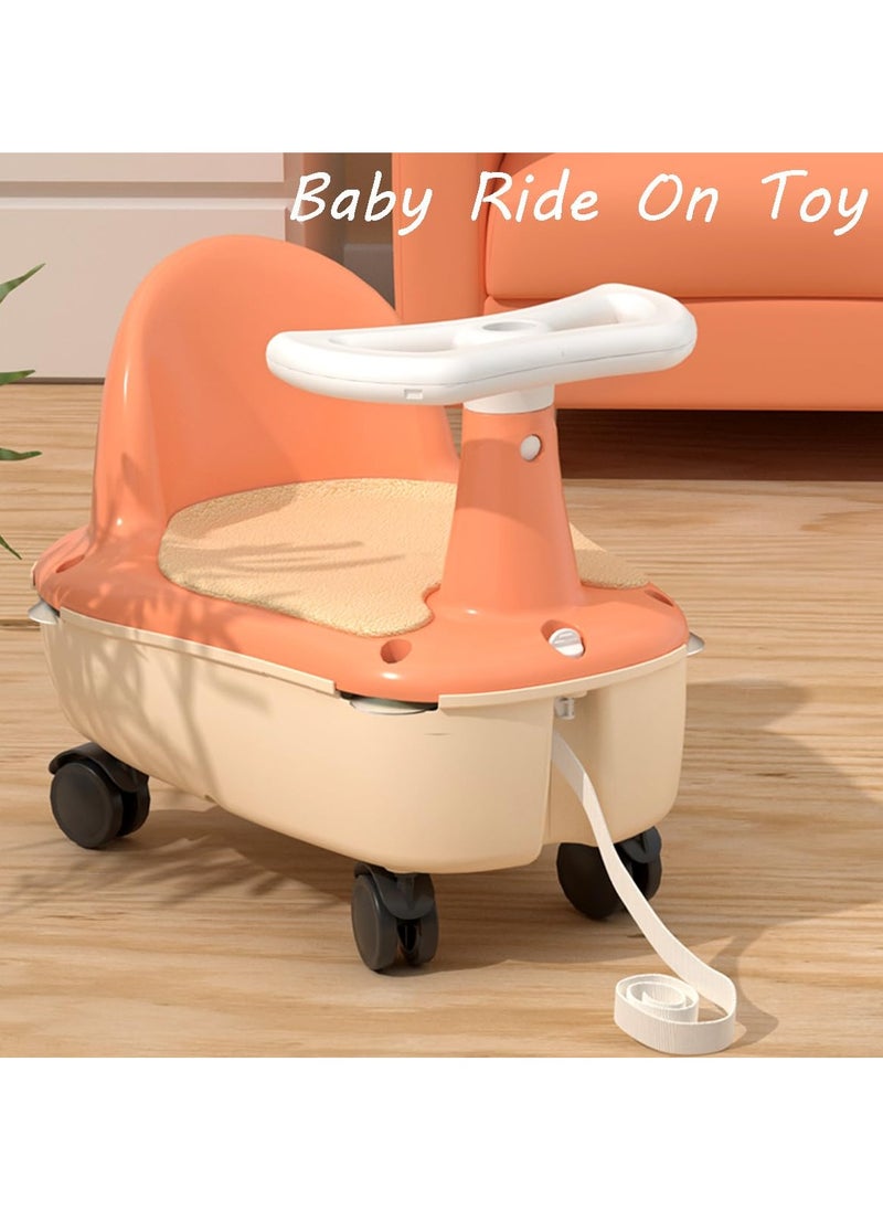 Multifunctional 3-in-1 Children's Baby Dining Chair Bathing Safety Bathtub Seat Toddler Shower Chair  Sliding Car with Storage Function