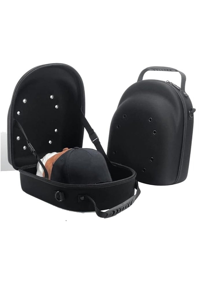 Hat bag, baseball cap, cap, bucket hat, storage bag, EVA lightweight, durable, zippered sports cap, storage box  - Image 1