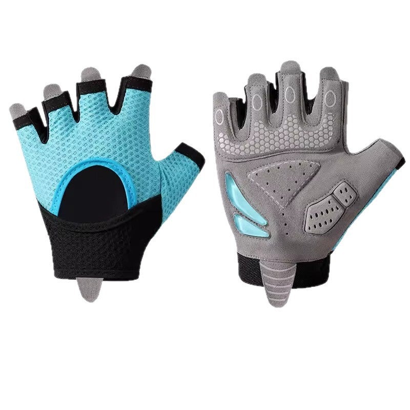 Sports Gloves With Air Cushion Anti Slip Wear Resistant Protection For Fitness Cycling And Outdoor Activities - Image 2