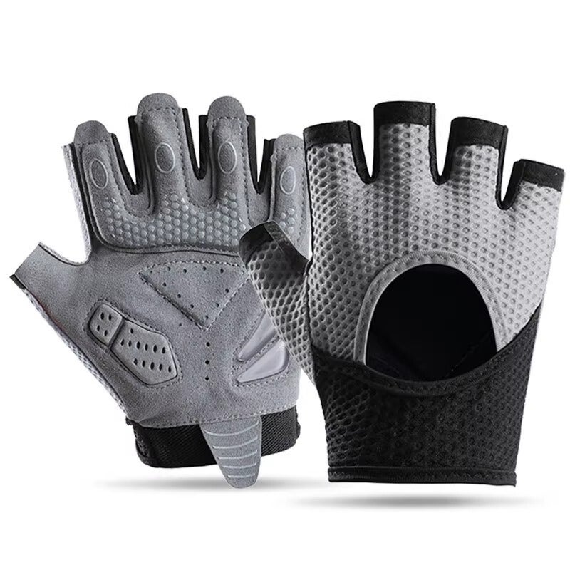 Sports Gloves With Air Cushion Anti Slip Wear Resistant Protection For Fitness Cycling And Outdoor Activities - Image 1