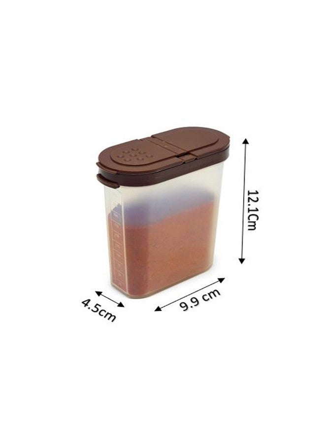 Mahaware Modular Wonder Spice Shaker and Sprinkler Set, 275ml, Set of 4, Brown - Image 3
