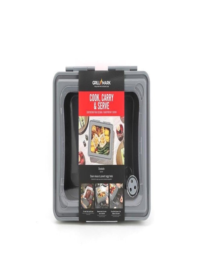Grill Mark 8083961 Gray Food to Go Container - Image 1