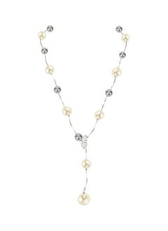 Faux Pearl Embellished Necklace