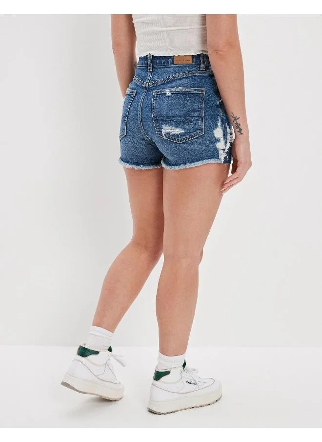American Eagle AE Strigid Curvy Denim Mom Shorts