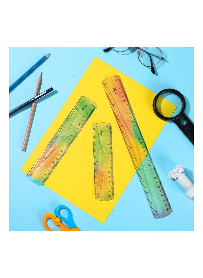 Rulers Set, 12 8 6 Inch Rulers Set 6 Pieces Soft Bendable Ruler for Kids Students Flexible Plastic Ruler with Inches and Centimeters Ruler - pzsku/ZA7EE1F67E4F9D415C224Z/45/_/1677746423/de1331e9-027d-416f-a50f-b51e5ed0e928