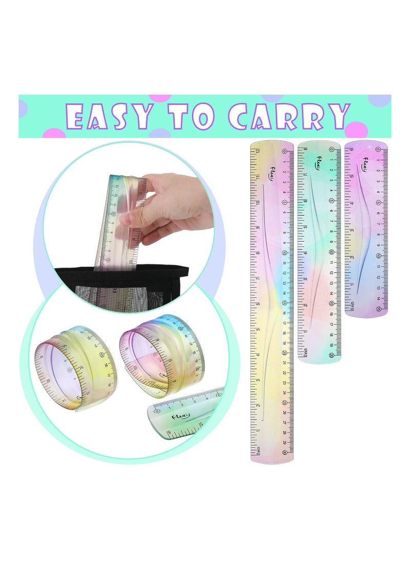 Rulers Set, 12 8 6 Inch Rulers Set 6 Pieces Soft Bendable Ruler for Kids Students Flexible Plastic Ruler with Inches and Centimeters Ruler - pzsku/ZA7EE1F67E4F9D415C224Z/45/_/1677746425/be549a5a-4d72-45ba-b8d2-4201603ac99e