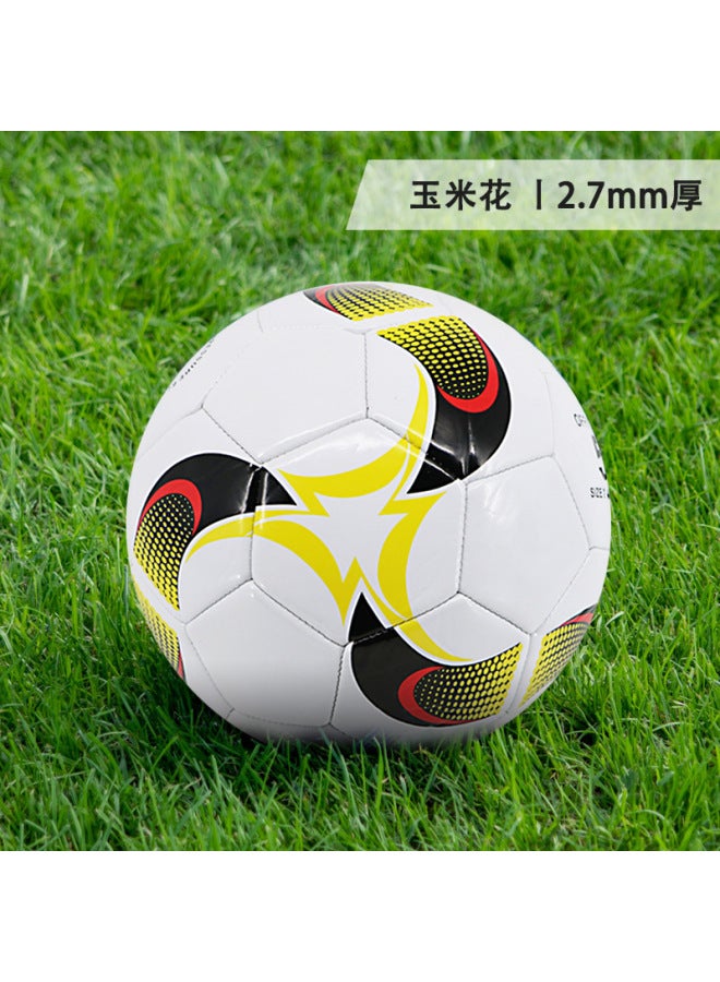 2 7mm Thick Corn Flower No. 5 Football For Student Competitions And Training, Specialized For High School Entrance Exams, Adult Standard Size Five Ball, Durable For Kicking, Suitable For Sports And Outdoor Use