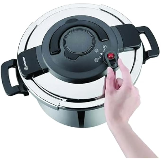 Korkmaz Alessa Pressure Cooker 10 Liters  Turkish Pressure Cooker Stainless Steel  Ka17302 - Image 4