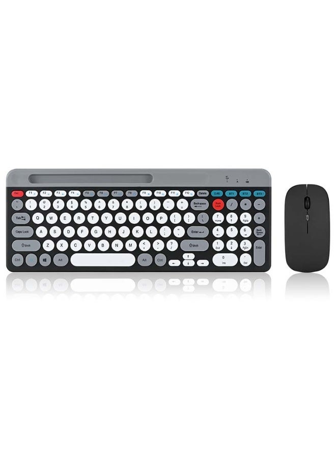 EBMINI New Bluetooth Card Slot Wireless Keyboard And Mouse Set