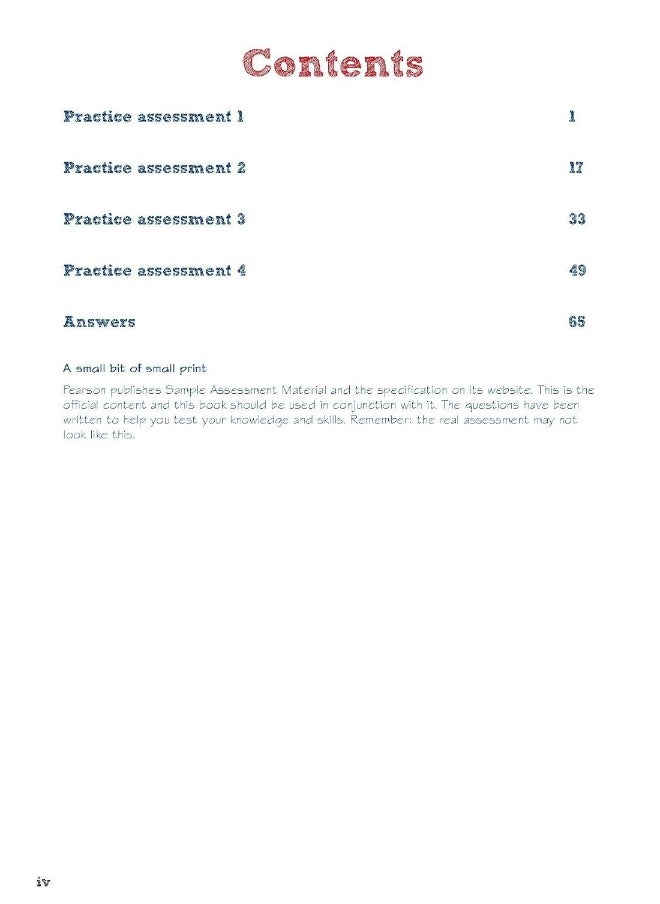 Pearson REVISE BTEC Tech Award Sport, Activity and Fitness Practice Assessments Plus - 2023 and 2024 exams and assessments  - Image 3