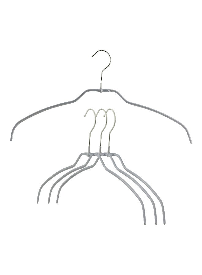 موا 04125 15 001 سيلويت شّاعة ملابس بخطاف دوار موفر للمساحة فضي 8.75 × 0.12 × 15 بوصة - Image 1