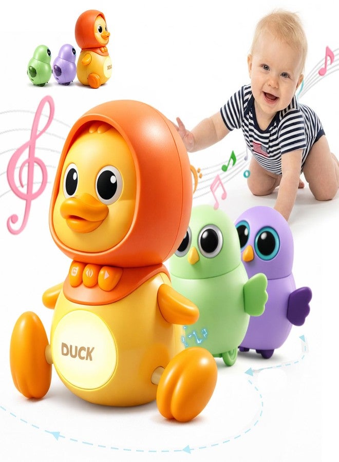 ROHSCE Baby Musical Walking Duck Toy, Follow-Me Waddling Duck for Tummy Time & Crawling Training, Light Up Infant Toys 6-12 Months, for 1 Year Old Boys Girls - Image 1