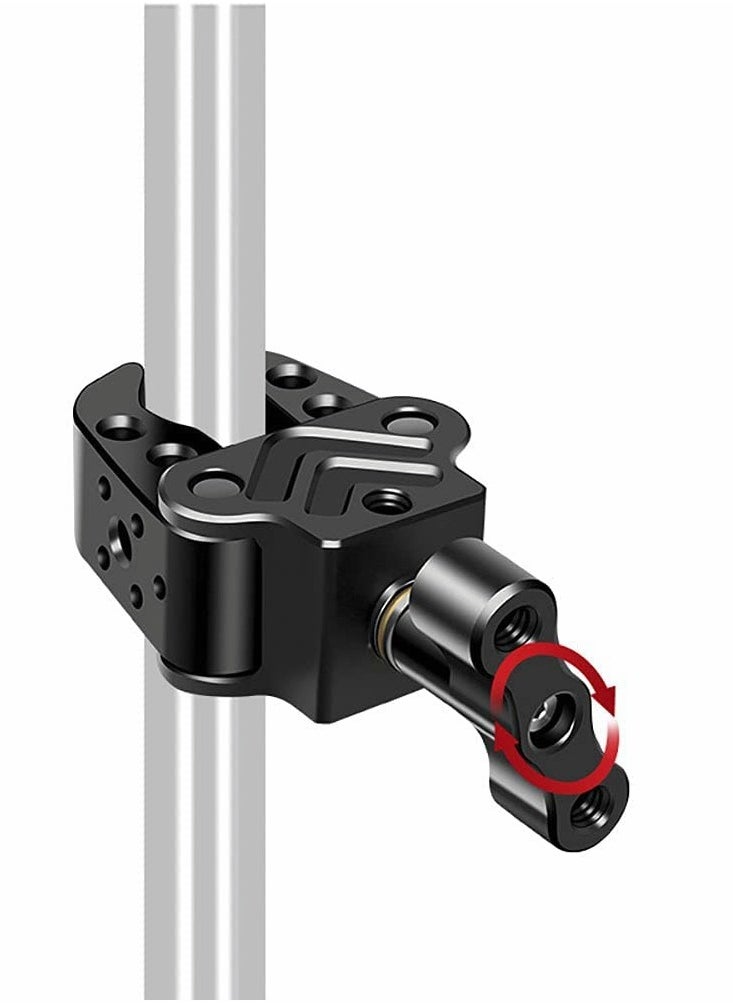 Excefore Camera Clamp Mount,Multi-Functional Camera C Clamp with 1/4" Thread for DSLR Camera,for Ronin,for Gopro,LCD Field Monitor,LED Lights,Flash, Mic,Action Cam  - Image 3