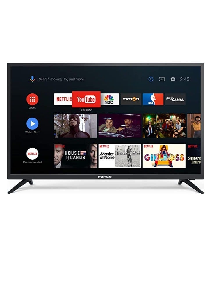 STAR TRACK 75" 4K Smart TV | Android 14, Ultra HD, Netflix, YouTube, Miracast, Bezel less, Satellite receiver - Image 2