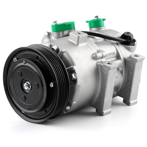 Farrme A/C Compressor Fit for Hyundai Sonata 2012-2014, for Kia Optima 2012-2018 2.0L 2.4L CO 29159C Automotive Replacement AC Compressor with Clutch 977013V110 - Image 1