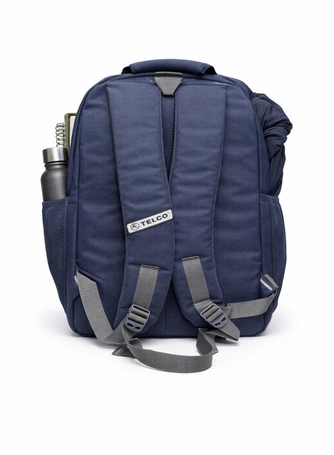 Telgo Grey Backpack - Durable Laptop Bag for School, College & Travel - Image 3