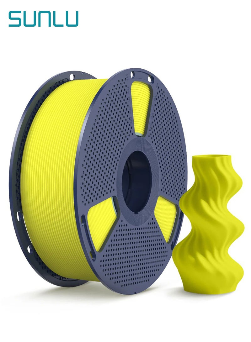Sunlu High Speed Matte PETG 3D Filament 1.75mm,30mm/s-600mm/s Print Range,High Flow Speedy 3D Printer Filament,Fit Most FDM Printers,Bambu Labs Printer etc,1kg Spool,(Yellow) - Image 1