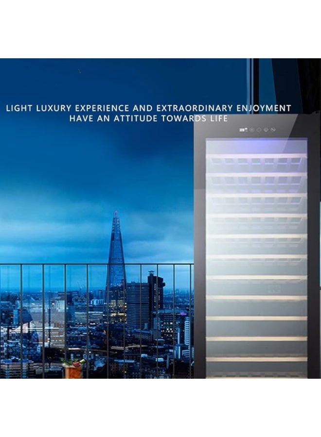 Cool Baby 110 Bottle Thermostatic Wine Storage Cabinet – 500L Freestanding Wine Cooler Refrigerator with Digital Temperature Control, Automatic Defrost, 16 Shelves, Full-Sized Freezerless Design for Home Bar - Image 5