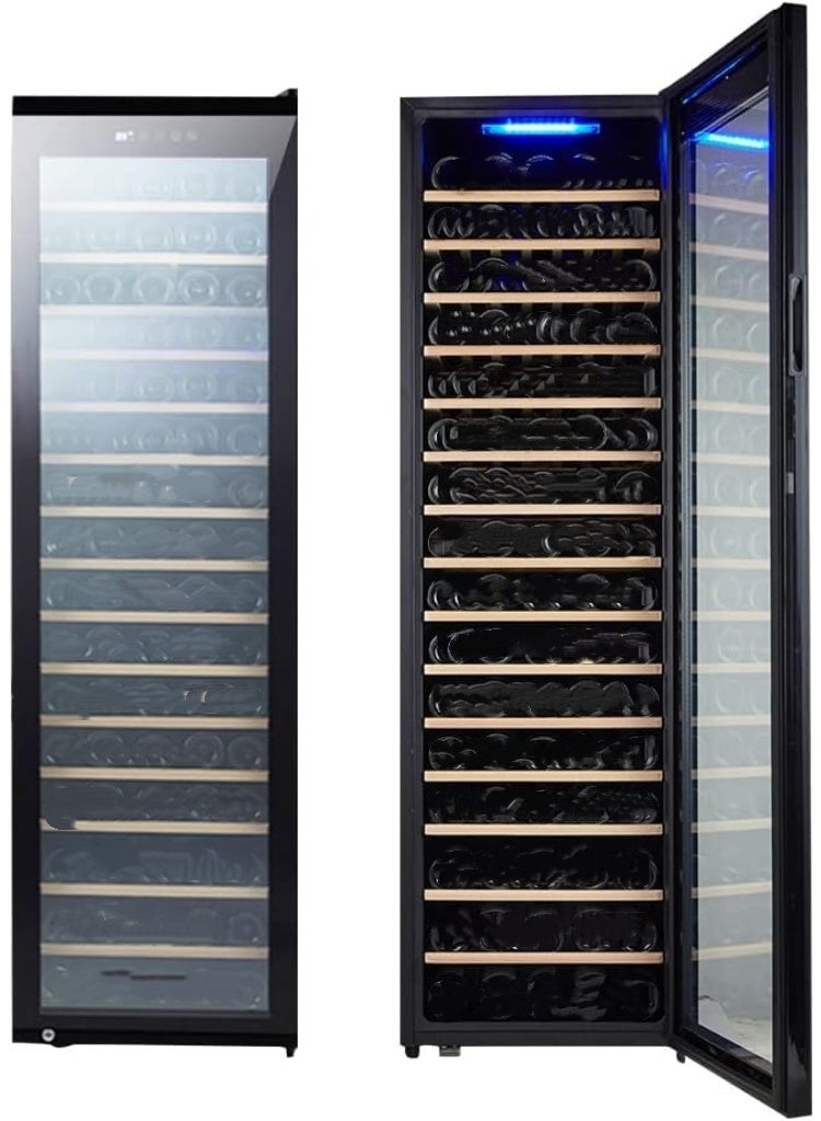 Cool Baby 110 Bottle Thermostatic Wine Storage Cabinet – 500L Freestanding Wine Cooler Refrigerator with Digital Temperature Control, Automatic Defrost, 16 Shelves, Full-Sized Freezerless Design for Home Bar - Image 1