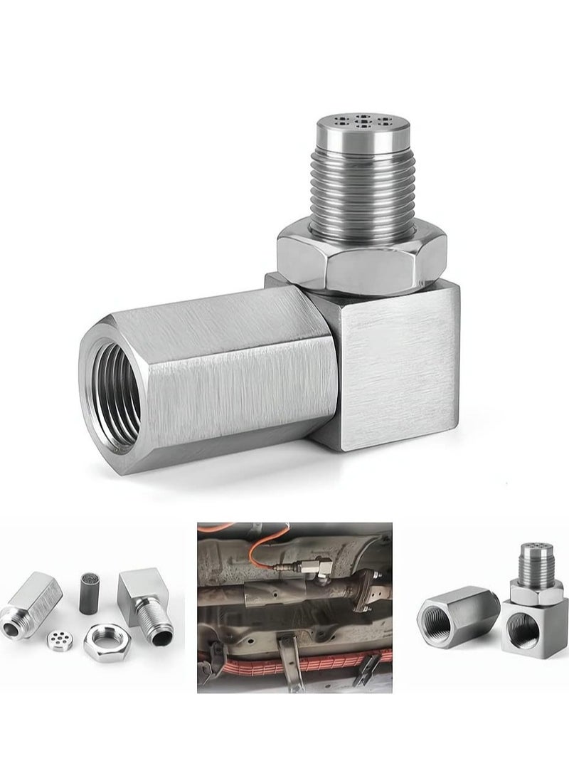 O2 Sensor Spacer, 1 Pcs Universal M18*1.5 Check Engine Light Eliminator Adapter O2 Oxygen Sensor Spacer Extender Adapater Isolator for Exhaust Systems - Image 1