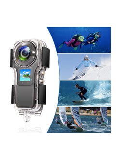 Y&D 40M/131FT Waterproof Housing Case for Insta360 One RS 1-Inch 360 Edition, Protective Underwater Dive Photography Housings with Bracket Accessories  - Image 1