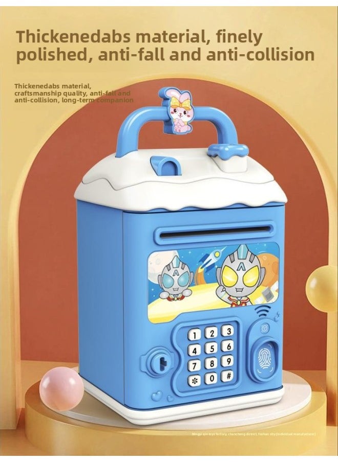 null - Piggy Bank 2024 Girls Children Can Access Only In And Out Password Savings Box Boys Day-Color:Melody [key⭐Password Fingerprint⭐Automatic Door Opening] Battery Model (second Generation) - Image 1