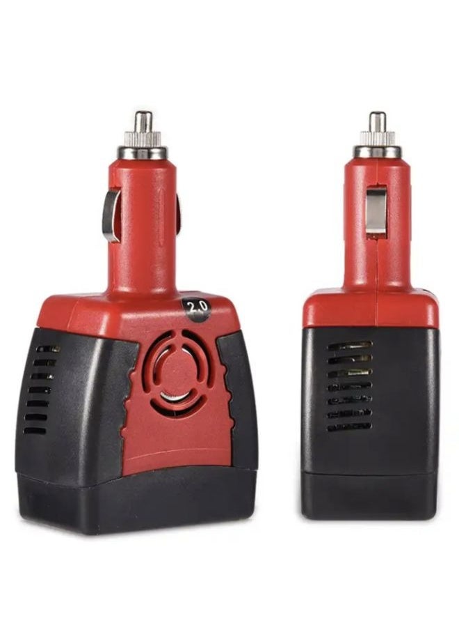 Generic Car Inverters 200W Car Auto Power Inverter DC 12V to AC 220V/110V with USB Ports 2.1/0.5A Charger Splitter Car Accessories  - Image 4