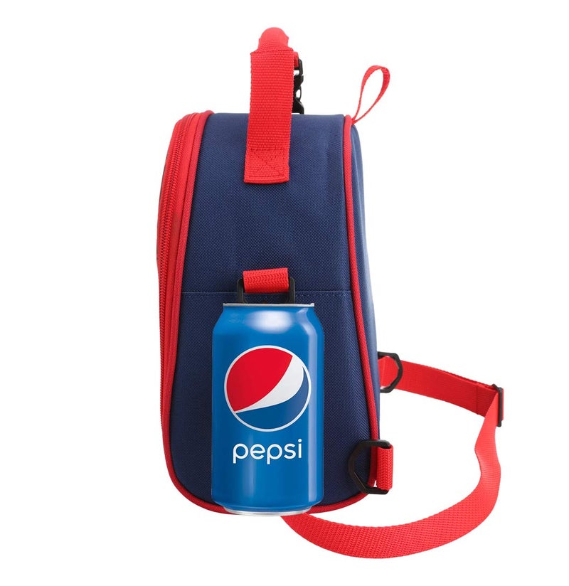 7-Mi Kids Lunch Box For Boys Resuable Insulated Thermal Boys Lunch Bags With Shoulder Strap Lunch Box Sandwich Snack 3D Football Lunch Bags For Kids - Image 3