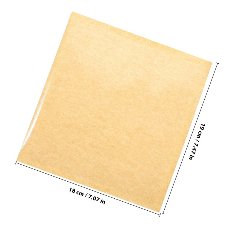 Kraft Paper Window Bakery Bags 18x19cm 100pcs Oil Resistant Bread Toast Packaging - Image 3