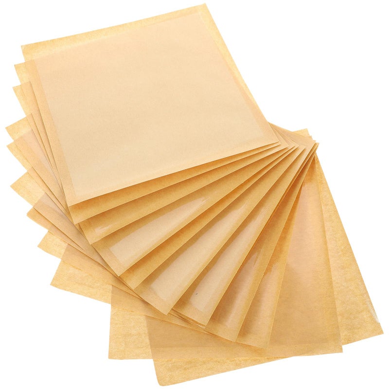 Kraft Paper Window Bakery Bags 18x19cm 100pcs Oil Resistant Bread Toast Packaging - Image 2