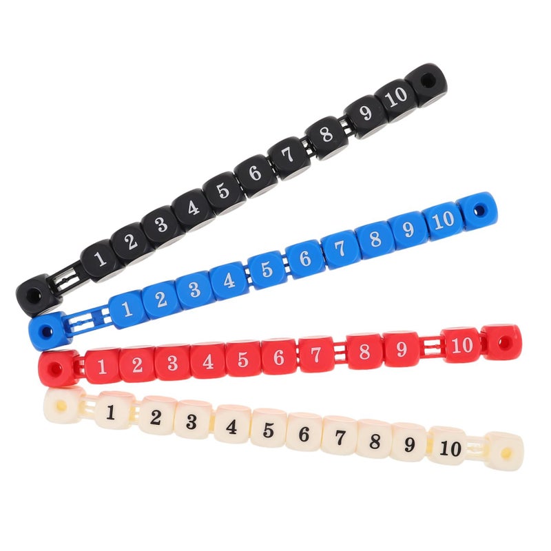 4pcs Plastic Foosball Table Score Keeper Shuffleboard Portable Scoring Units - Image 2