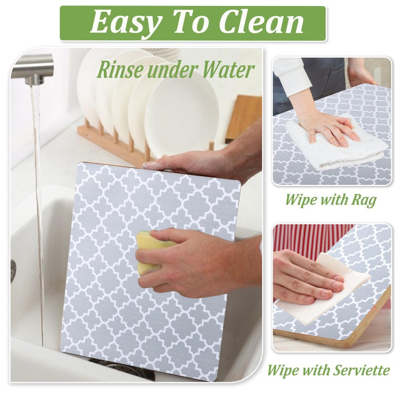 GMEPOCH Shelf Liner 11 Inch Wide X 20 Ft Non Adhesive Cabinet Drawer Liner Non Slip Waterproof Pantry Shelves Mat for Refrigerator Closet Cupboard Kitchen Bathroom - Image 2