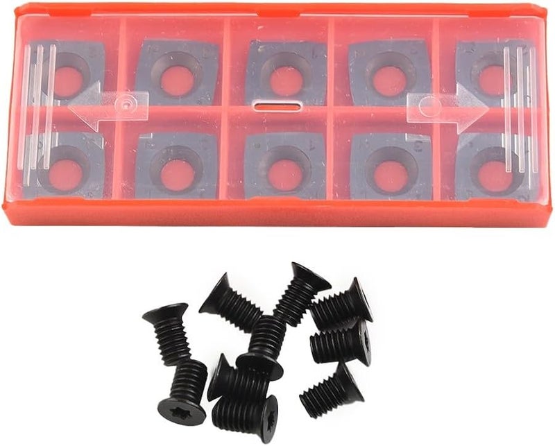 15x15x2 5mm Carbide Cutter Inserts R150 Square Replacement Blades For Woodworking Planer CNC Lathe Turning Tools - Image 2