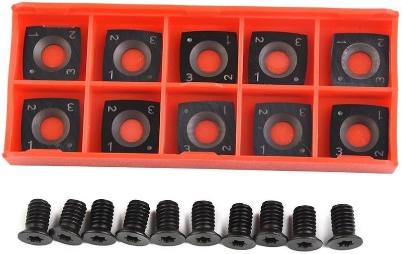 15x15x2 5mm Carbide Cutter Inserts R150 Square Replacement Blades For Woodworking Planer CNC Lathe Turning Tools - Image 5