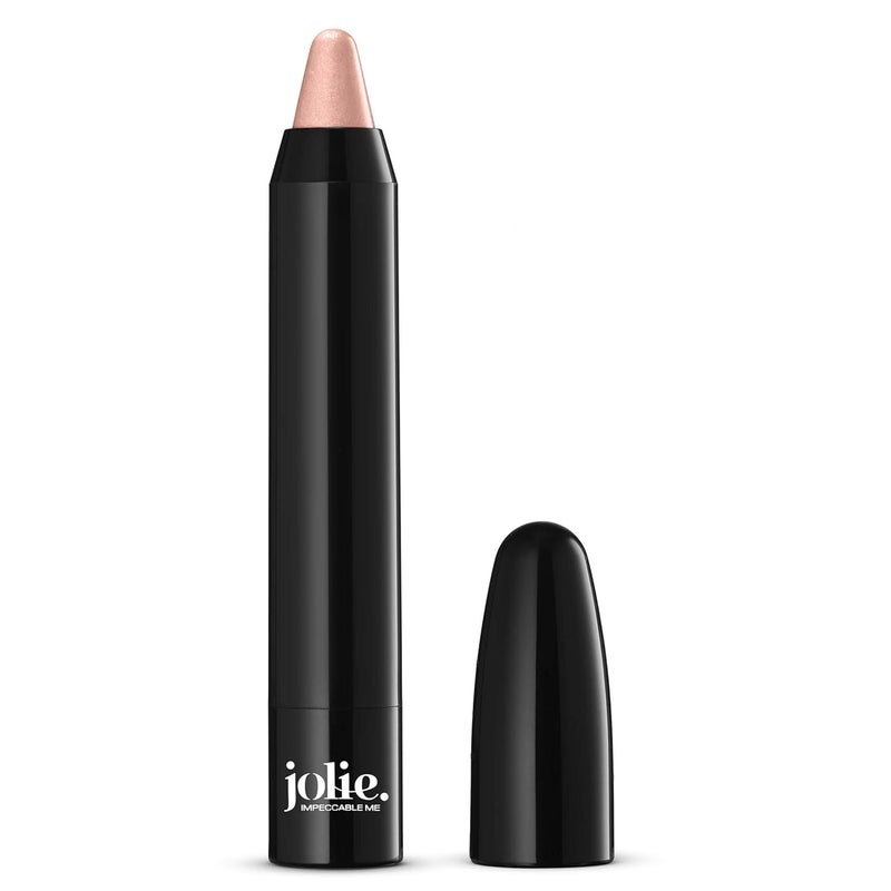 Jolie Eyebrow Perfecting Brightener  Highlighter Creamy Self Sharpening Crayon Stick Satin Finish Champagne Pink