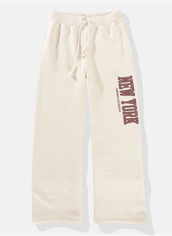 American Eagle - High Waist Graphic Sweatpants - Image 1