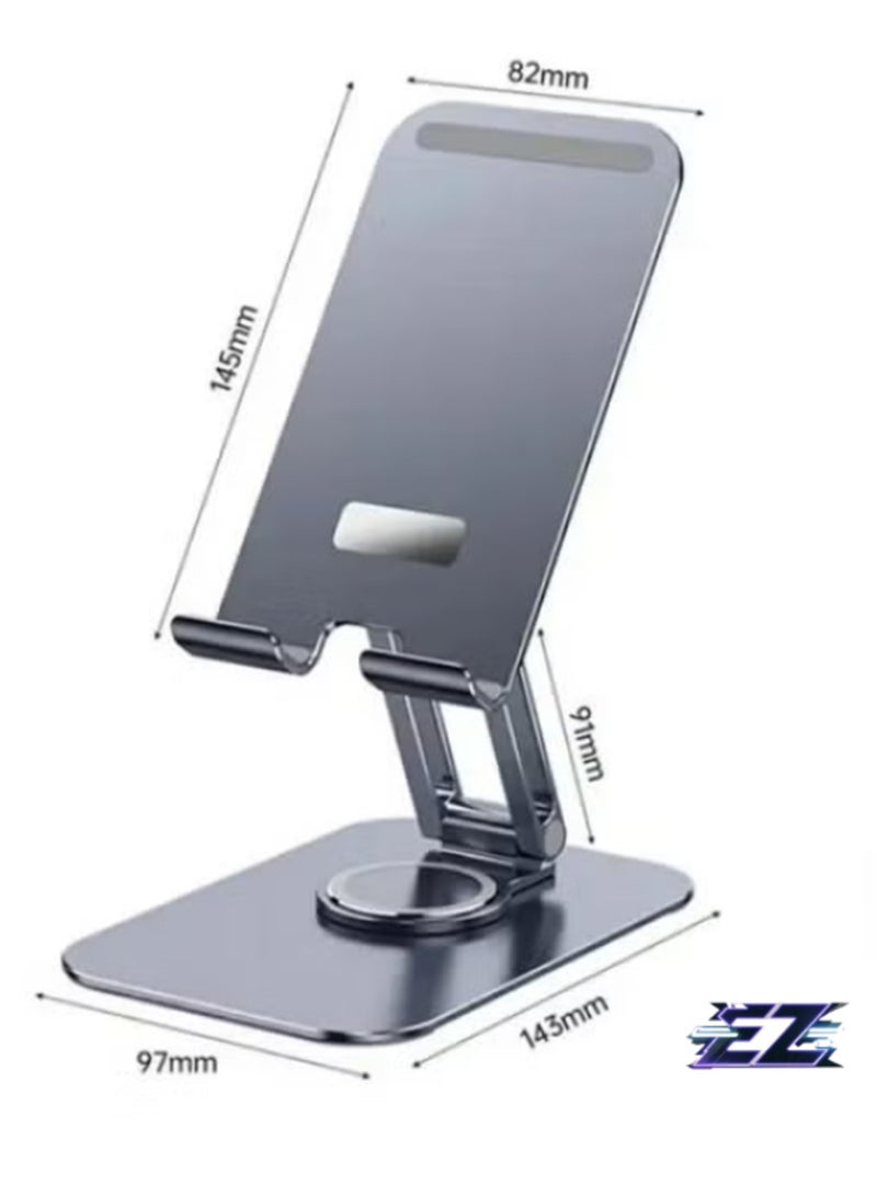 ELTRAZONE Rotatable Cellphone Tablet Holder Aluminum Alloy Desktop Phone Stand - Image 2