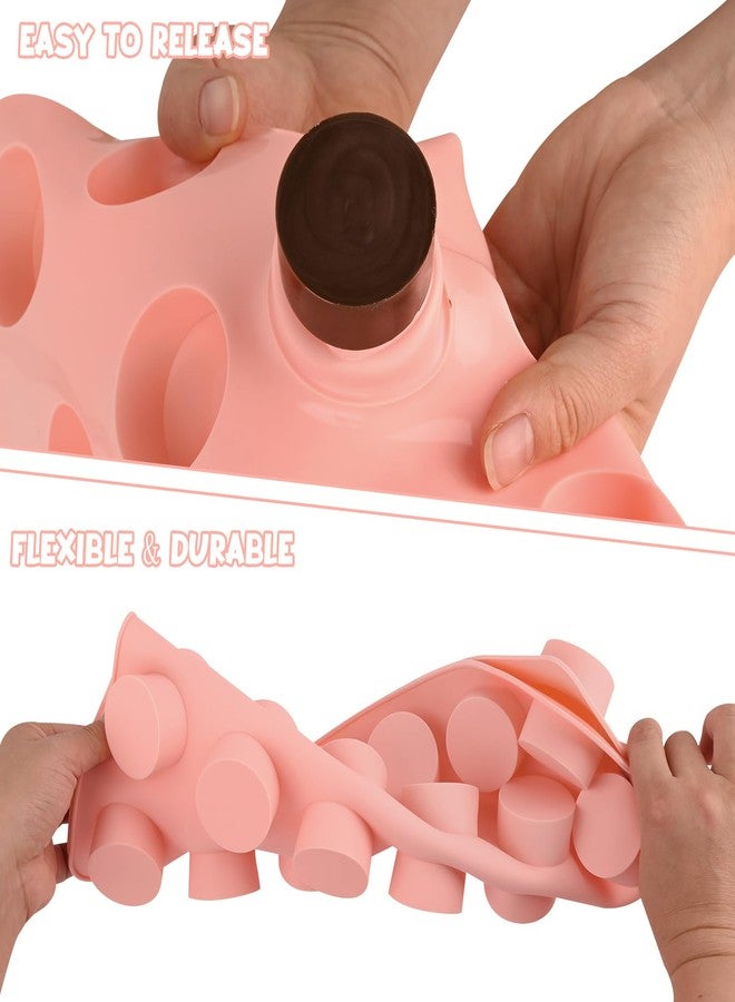 Actvty Round Chocolate Molds, 24-Cavity Mini Size Cupcake Silicone Molds for Coconuts Macarons Candy Mini Cakes Jelly Baking - Image 5