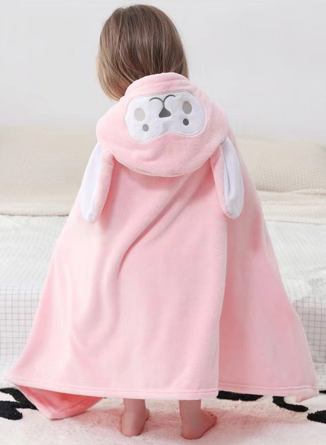 Hooded Baby Bathrobe - Super Absorbent, Quick Drying Bath Towel Cape, Lint Free Bath Towel Baby Kids Bathrobe For Newborns And Kids (140x70CM, 0-6 Years) - Image 5