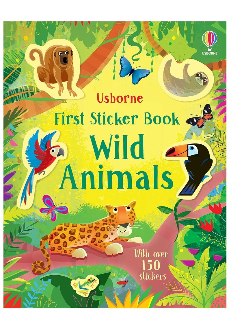 Usborne - Usborne First Sticker Book Wild Animals - Image 1