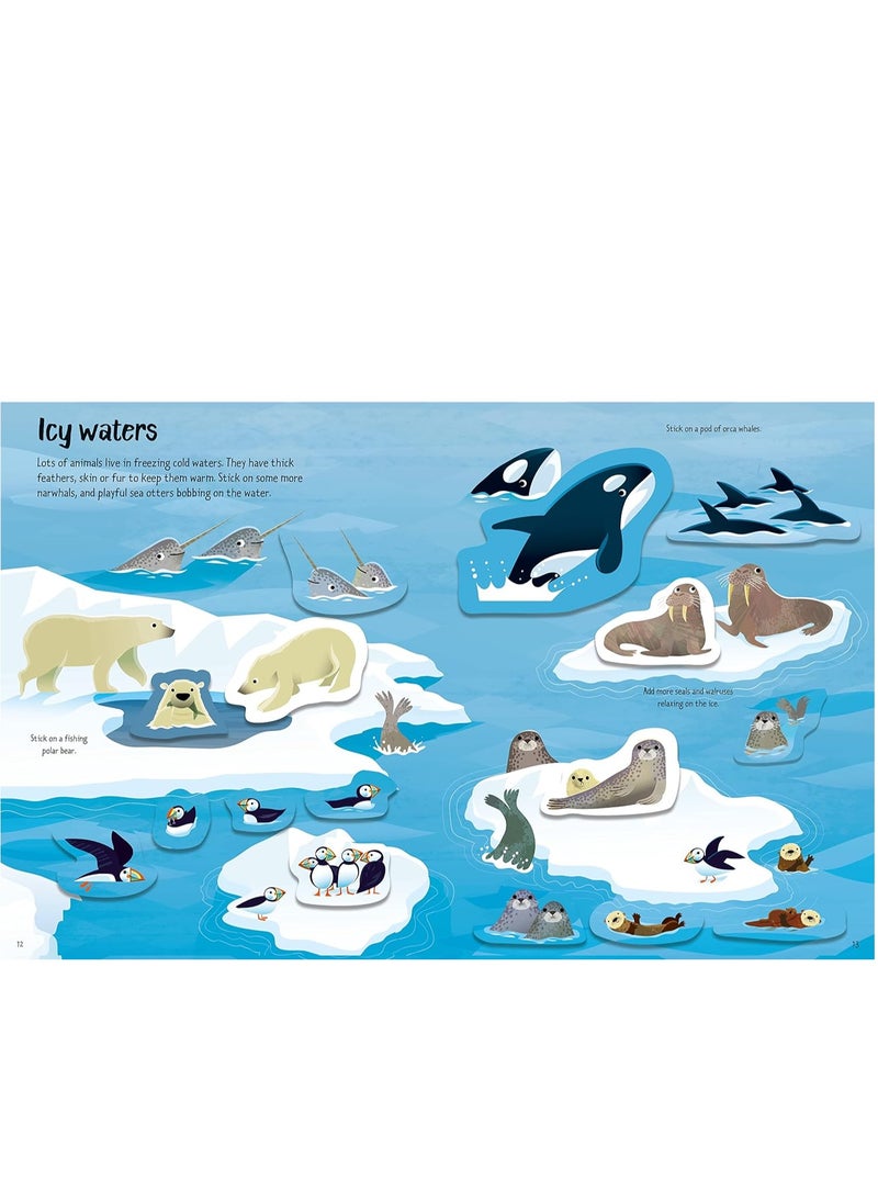 Usborne - Usborne First Sticker Book Wild Animals - Image 1