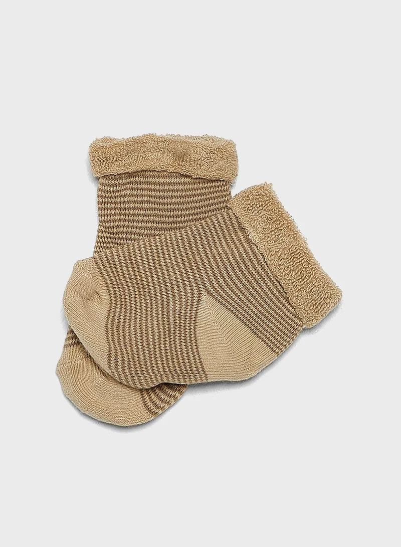 MANGO Kids 4 Pack Fleece Socks