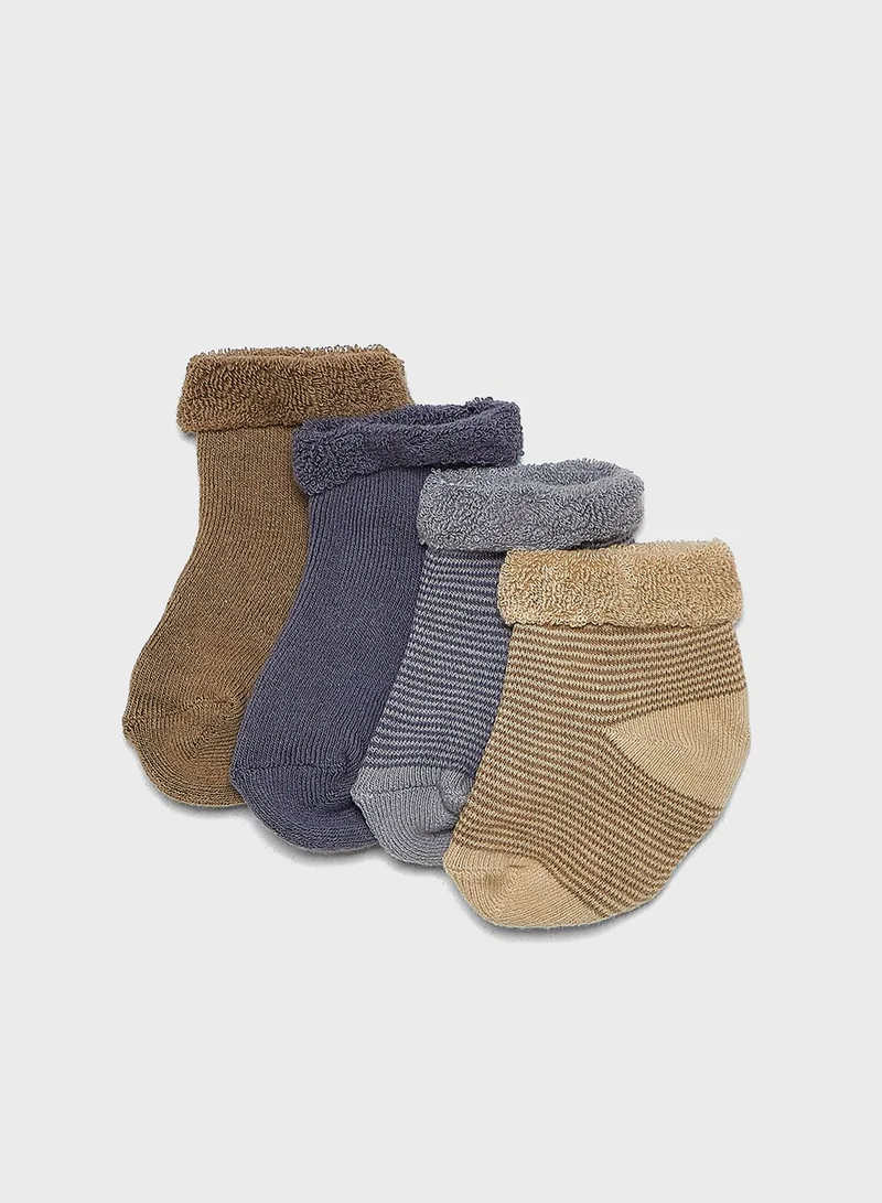 MANGO Kids 4 Pack Fleece Socks