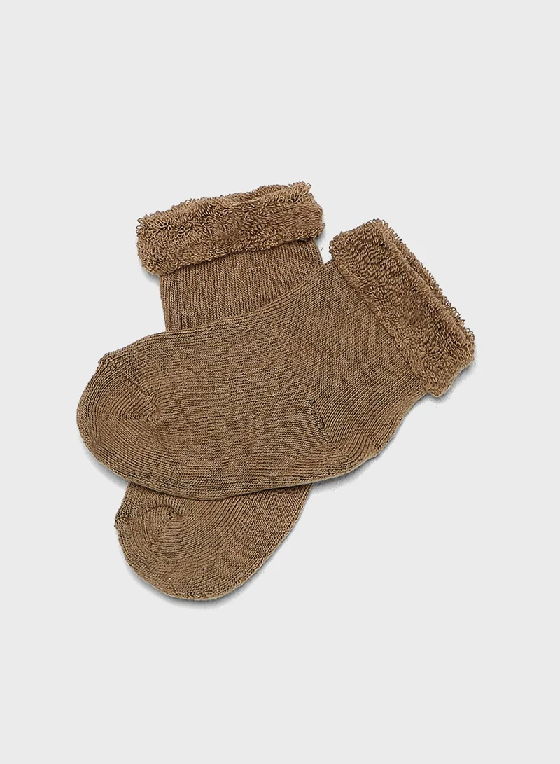 MANGO Kids 4 Pack Fleece Socks