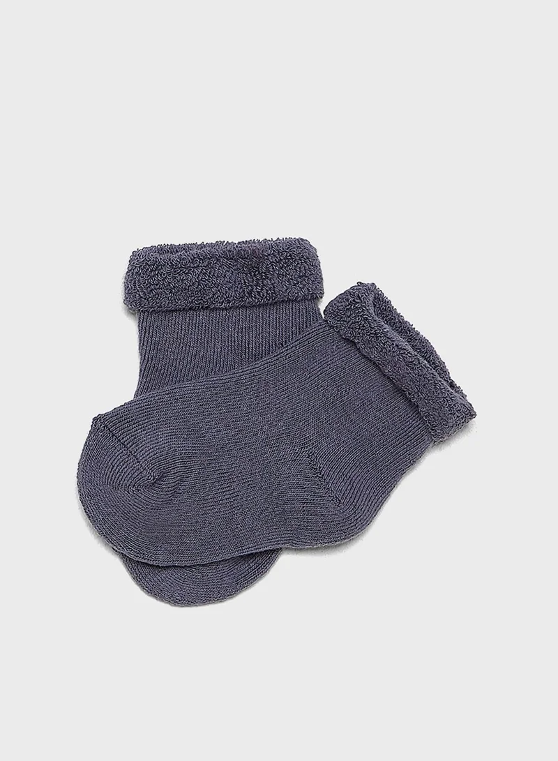 MANGO Kids 4 Pack Fleece Socks